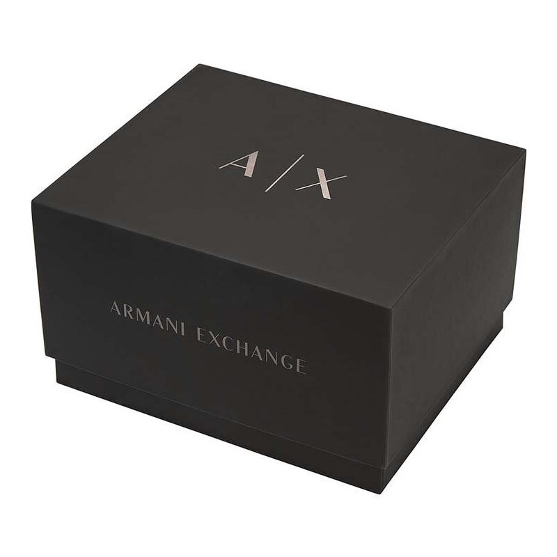 Armani Exchange orologio e bracciale colore nero