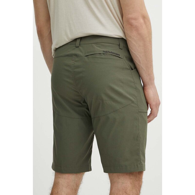 Peak Performance pantaloncini da esterno Iconiq colore verde