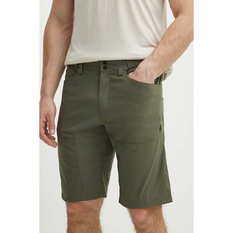 Peak Performance pantaloncini da esterno Iconiq colore verde