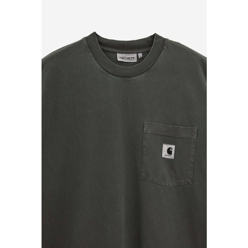Carhartt WIP T-Shirt W SS NELSON GRAND in cotone antracite
