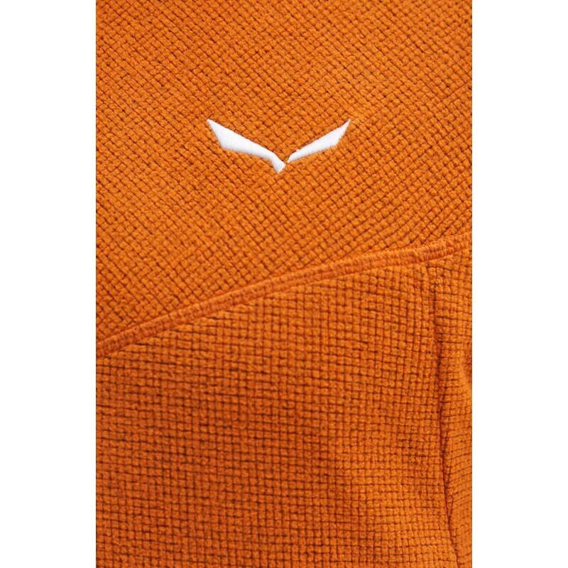 Salewa felpa da sport Paganella colore arancione