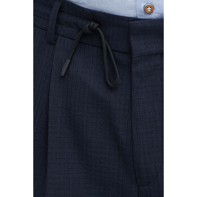 BOSS abito con aggiunta di lana colore blu navy 50514640