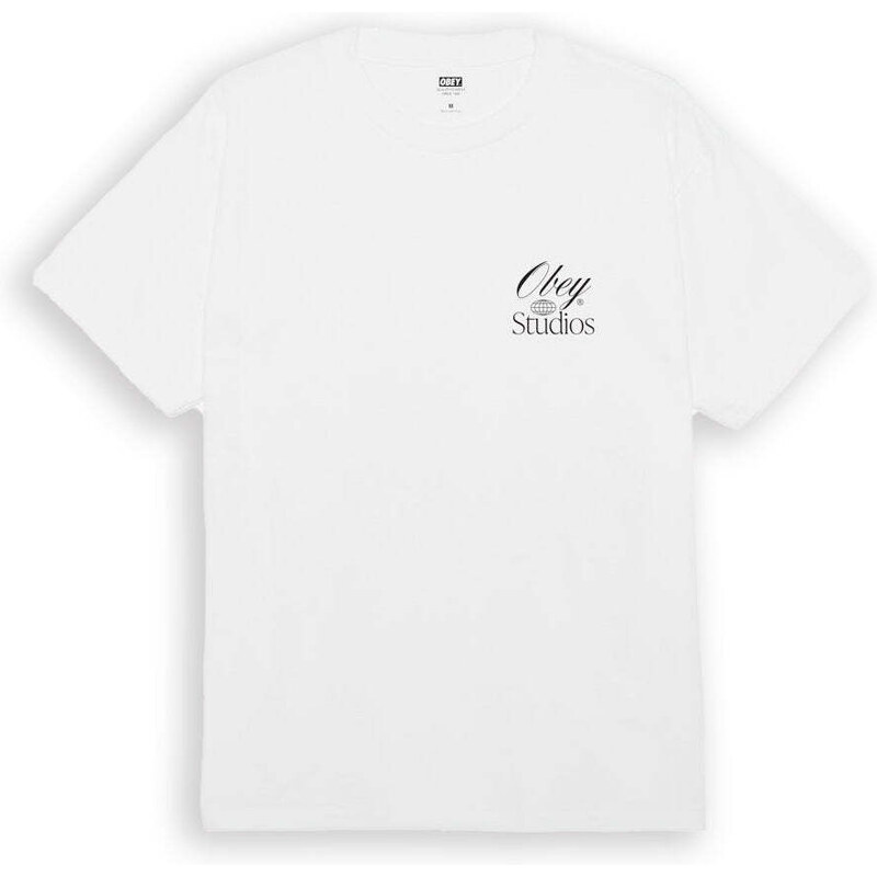 Obey Studios Worldwide T-Shirt Bianca,Bianco | 165