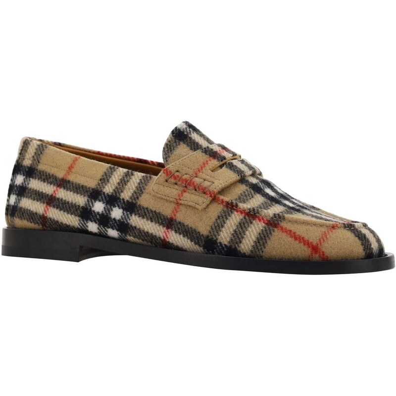 Burberry Hackney Wool Loafers