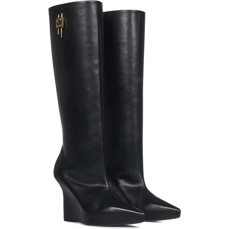 Givenchy G-Lock Leather Boots