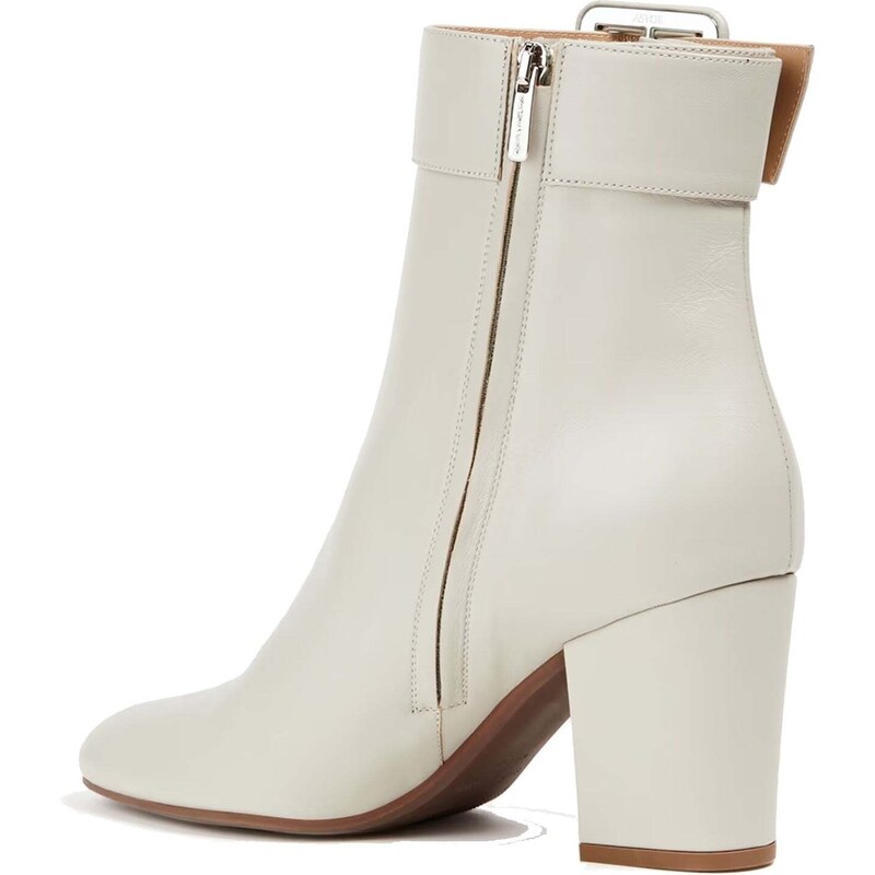 Sergio Rossi Buckled Leather Ankle Boots