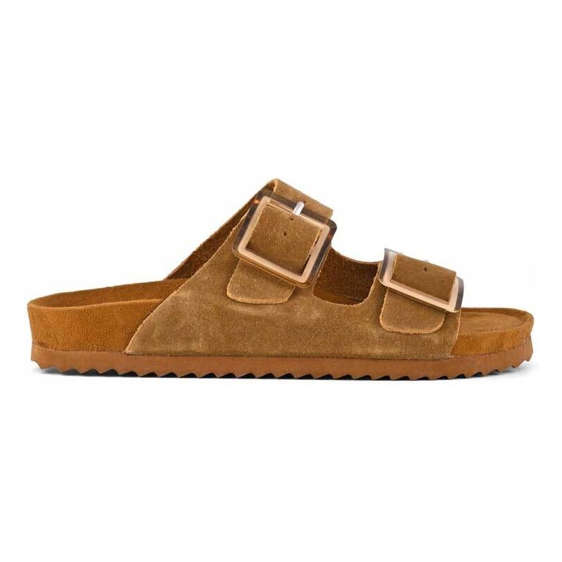 Fly Flot Montesegale – Ciabatte Donna In Pelle, Tallone Rialzato 6 Cm, Suola Antishock E Antiscivolo, Sottopiede Bicolore Imbottito