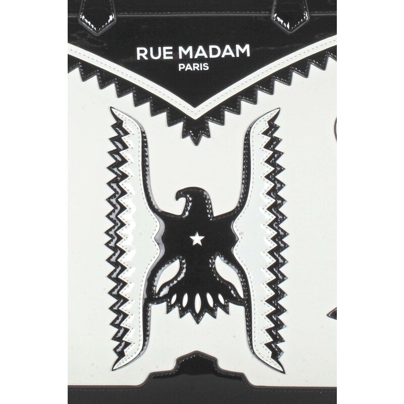 Rue Madam - Borsa grande - 430983 - Bianco/Nero