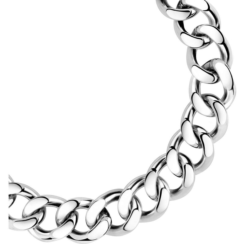 Bracciale Unoaerre Donna - Rigido in Bronzo Rosa Catena Pop Corn 18 cm - 0