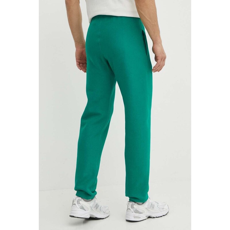 Champion pantaloni 216540 uomo colore verde con applicazione 216540
