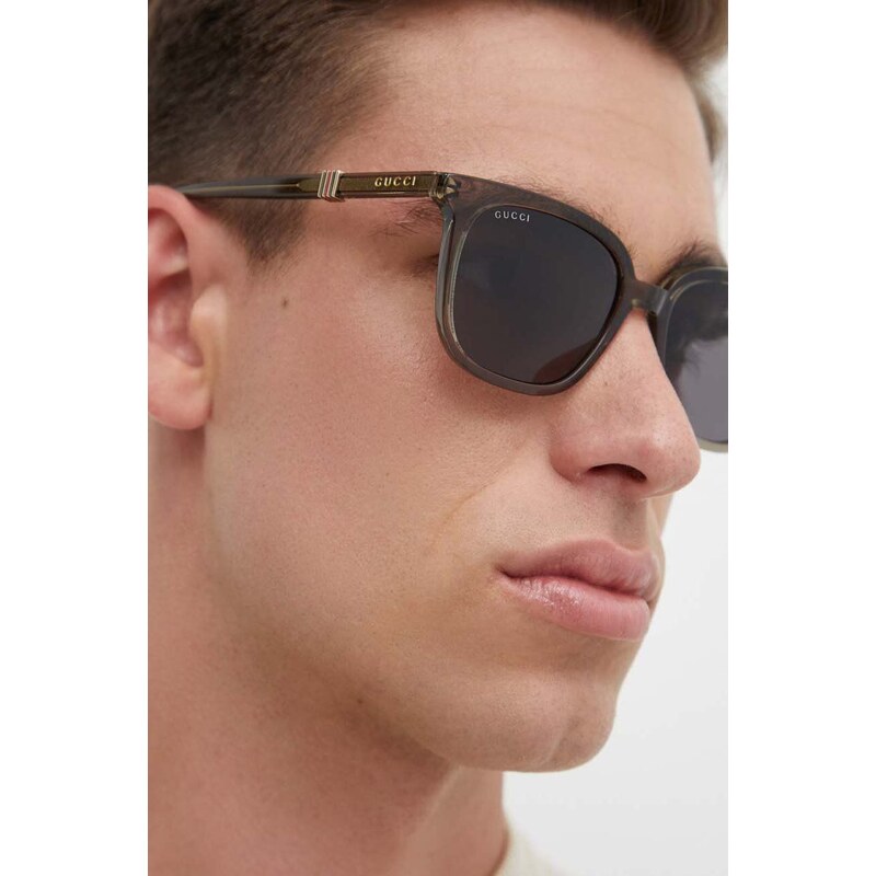 Gucci occhiali da sole uomo colore marrone GG1493S