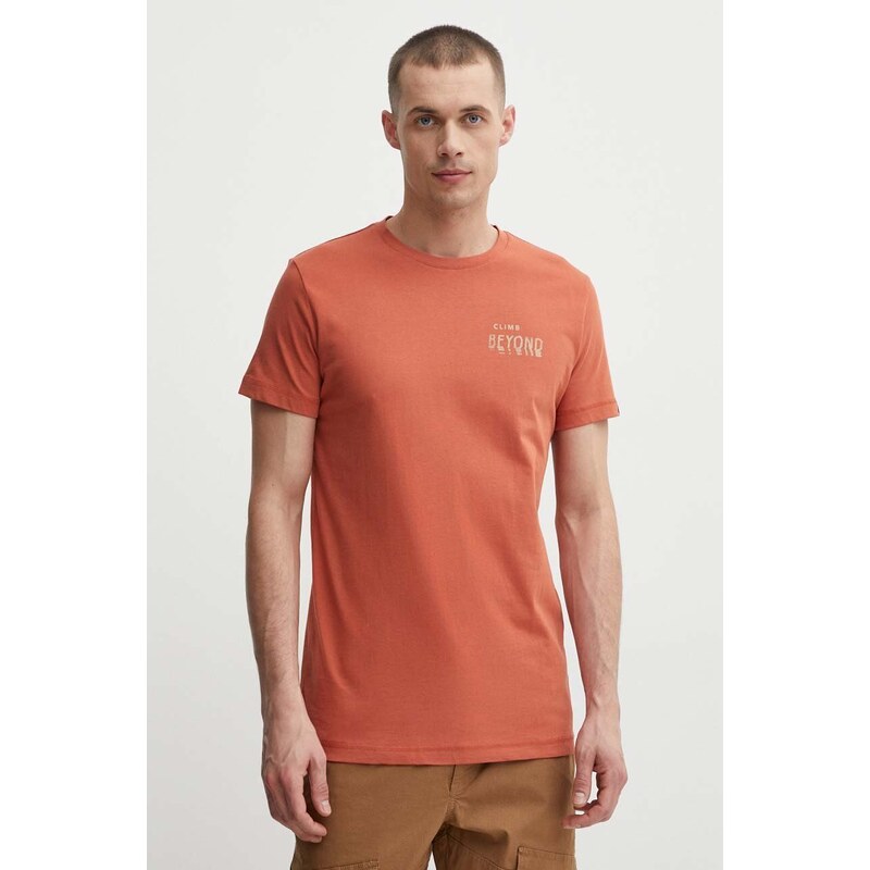 Mammut t-shirt Massone uomo colore arancione