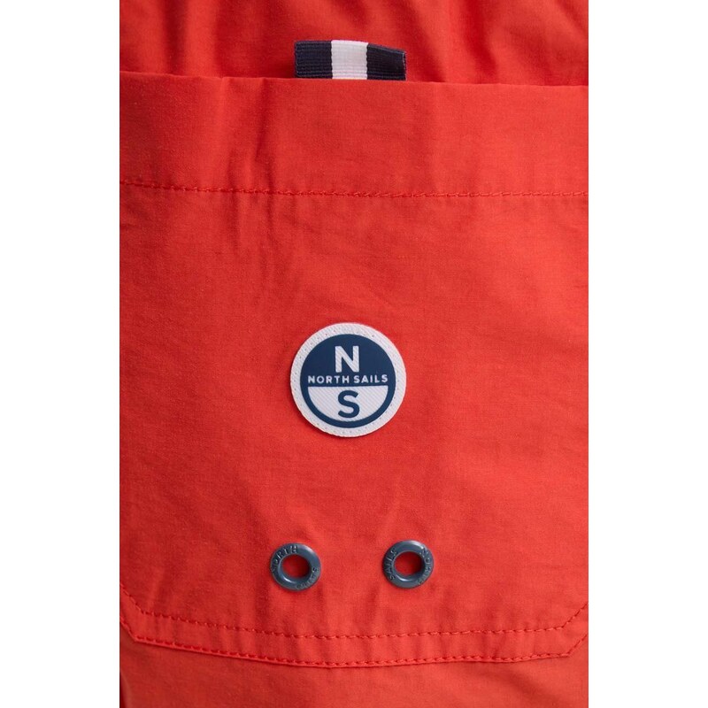 North Sails pantaloncini da bagno colore arancione 673714