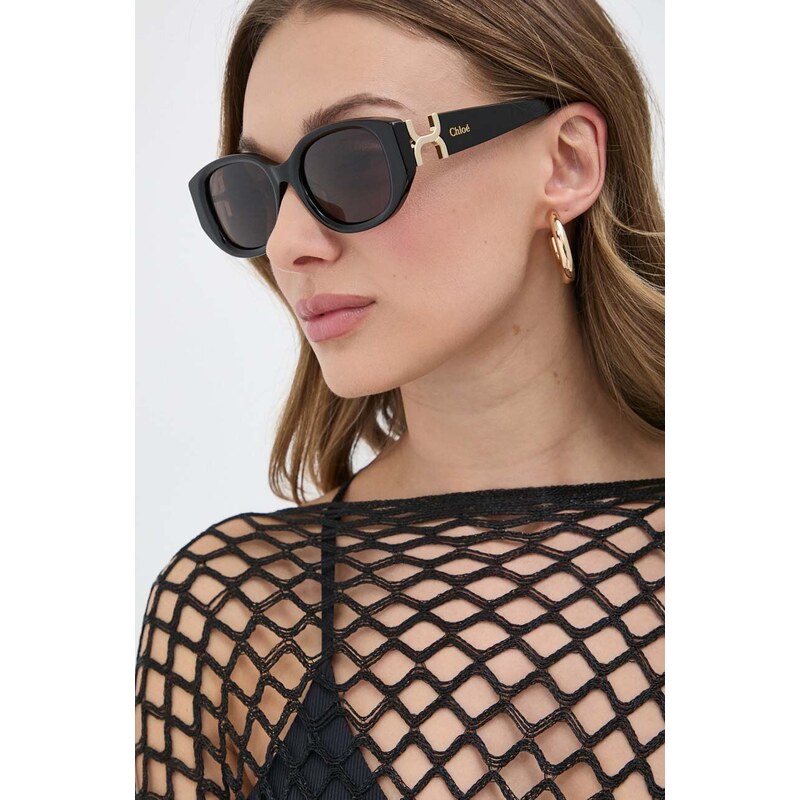 Chloé occhiali da sole donna colore nero CH0237SK