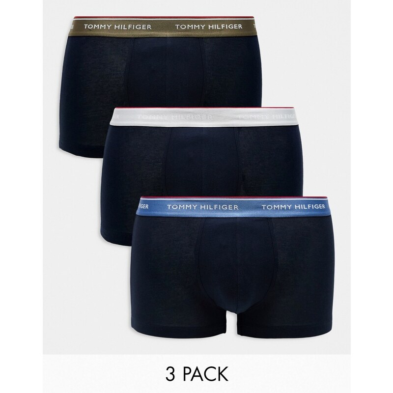 Tommy Hilfiger boxer mare uomo in nylon con logo blu main image 1
