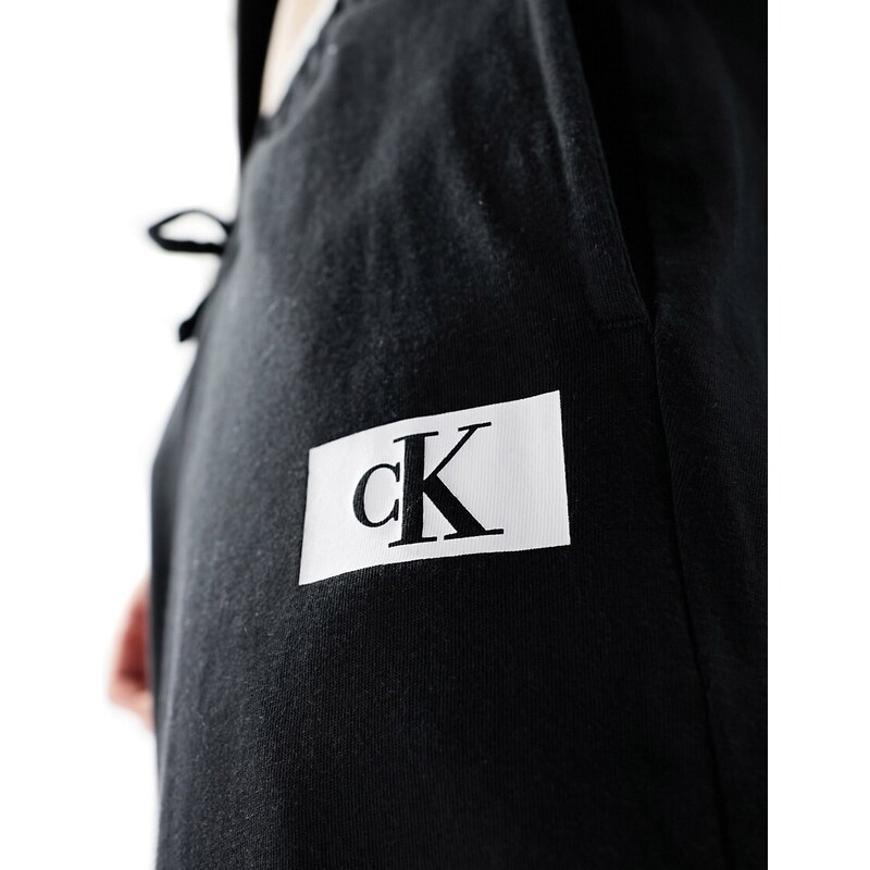 Calvin Klein - CK 96 - Pantaloni da casa in jersey neri-Nero