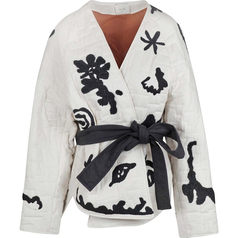 Alysi - Giacca/Kimono - 430689 - Bianco/Nero