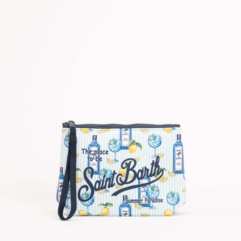 Mc2 Saint Barth Pochette Aline Gin Tonic Stripes Stileoit 