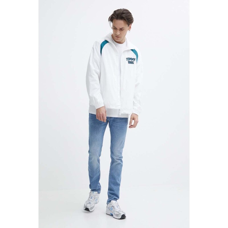Tommy Jeans giacca uomo colore bianco DM0DM18699
