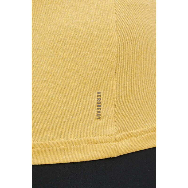 adidas Performance maglietta da allenamento Training Essentials colore giallo IS3966