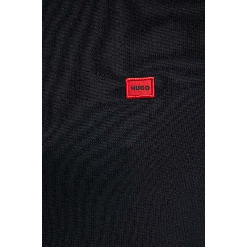 HUGO maglione in cotone colore nero 50510394