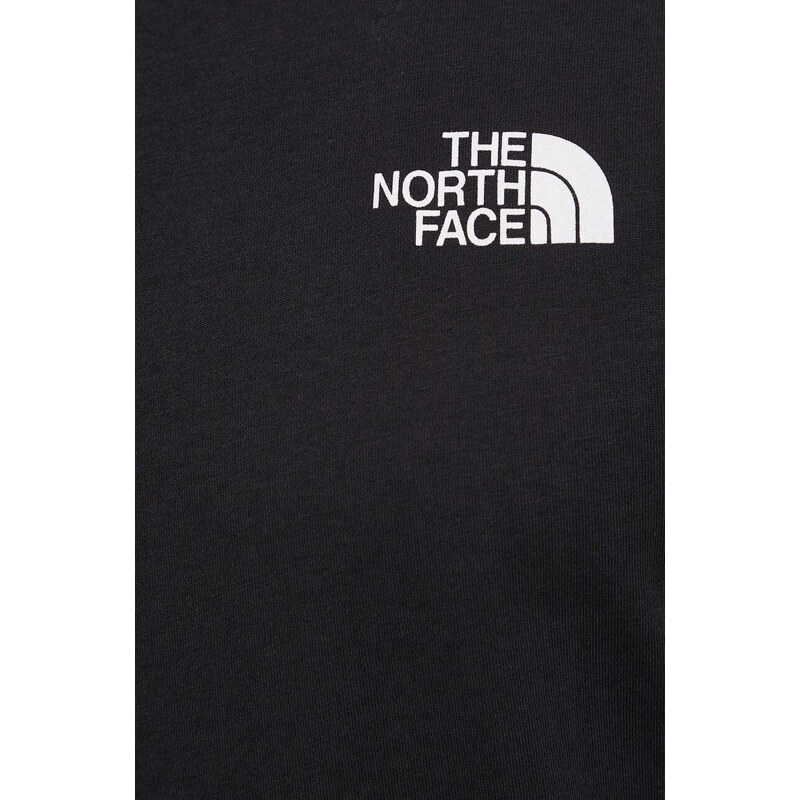 The North Face t-shirt in cotone uomo colore nero NF0A87NUJK31