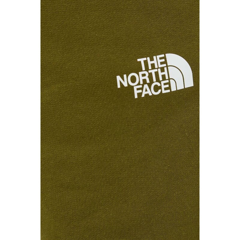 The North Face pantaloni da jogging in cotone colore verde NF0A87DEPIB1