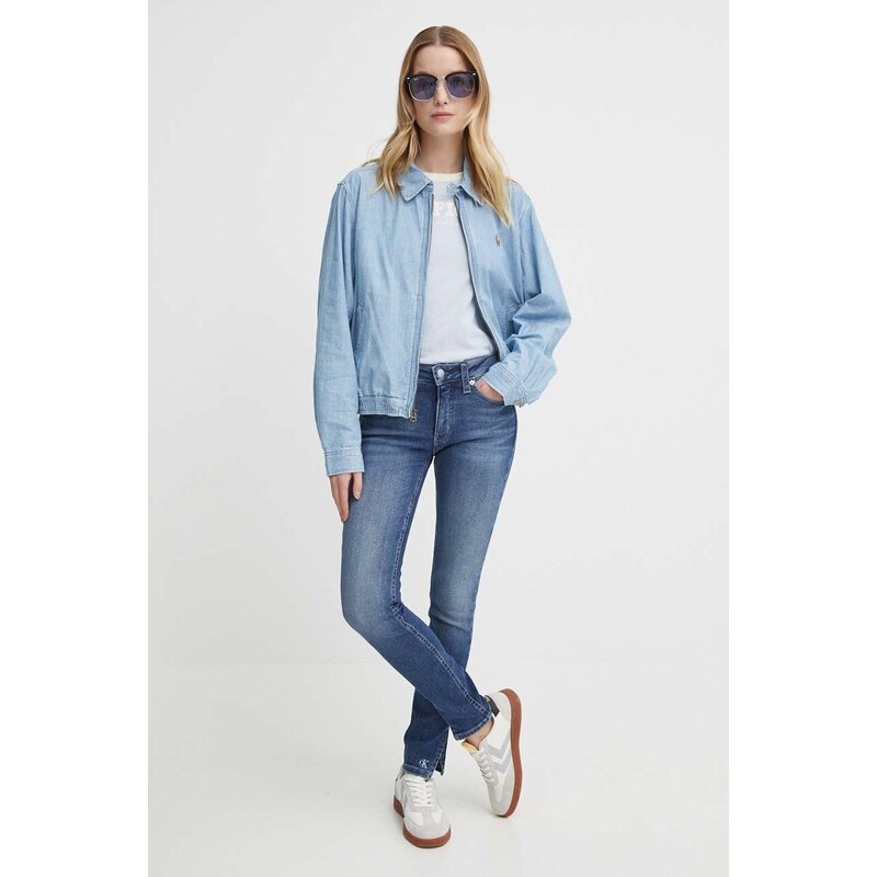 Polo Ralph Lauren giacca di jeans donna colore blu 211938914