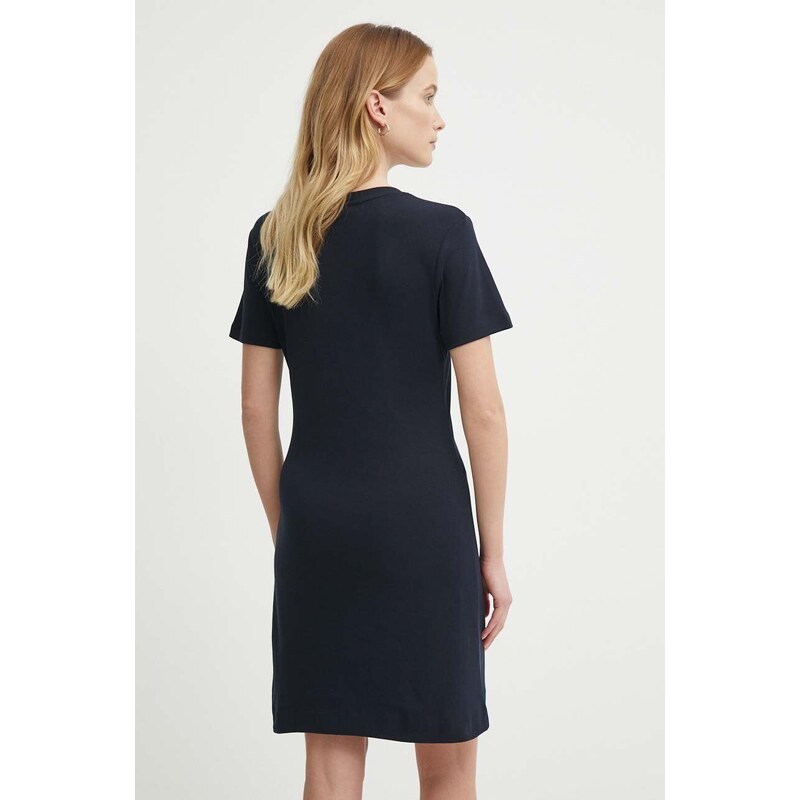 Tommy Hilfiger vestito in cotone colore blu navy WW0WW42721