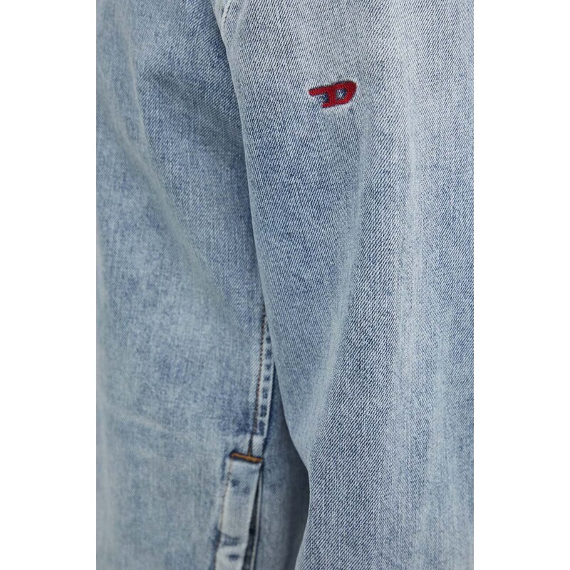 Diesel giacca di jeans D-GLORY uomo colore blu A11574.09H57