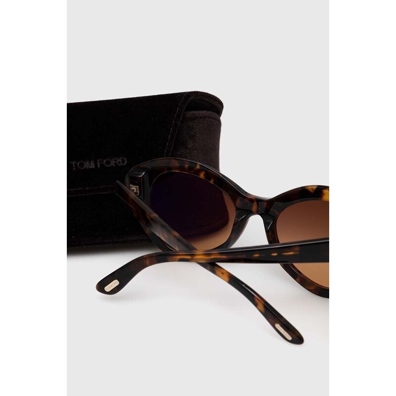 Tom Ford occhiali da sole donna colore marrone FT1084_5252F
