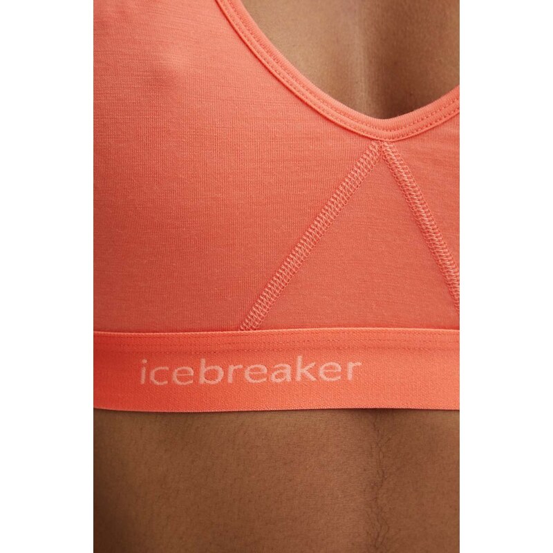 Icebreaker biancheria intima funzionale Sprite Racerback Bra colore arancione IB103020B751