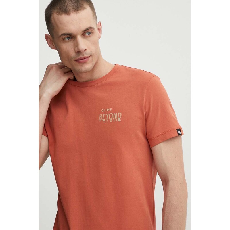 Mammut t-shirt Massone uomo colore arancione