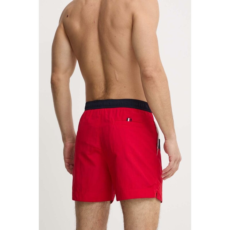 Tommy Hilfiger pantaloncini da bagno colore rosso UM0UM03259