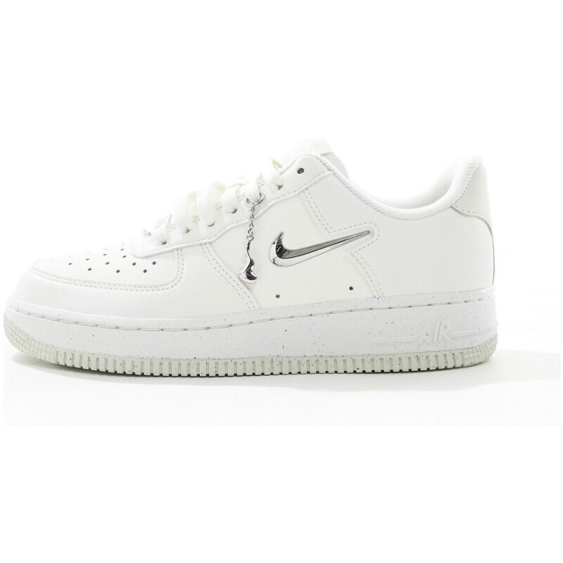 Nike - Air Force 1 '07 NN SE - Sneakers bianco vela con logo metallizzato