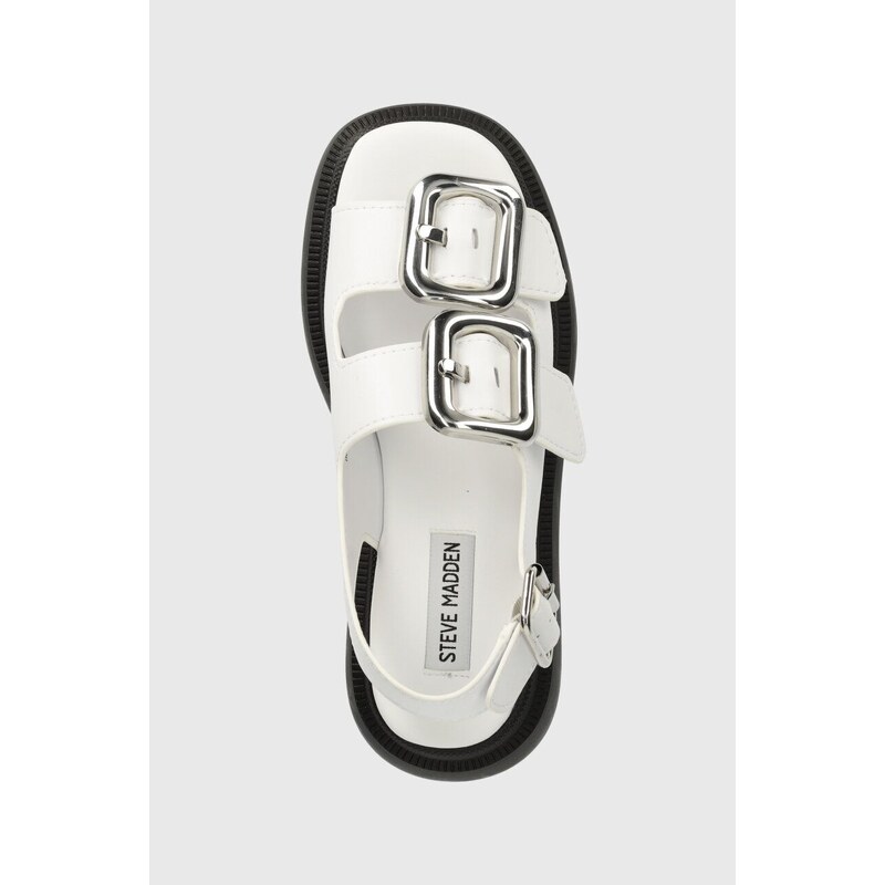 Steve Madden sandali in pelle Transporter donna colore bianco SM11003060
