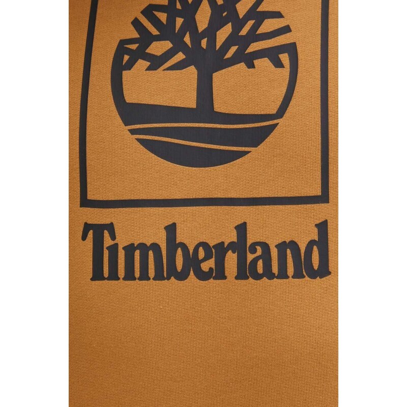 Timberland felpa uomo colore marrone con cappuccio TB0A5QV6P471