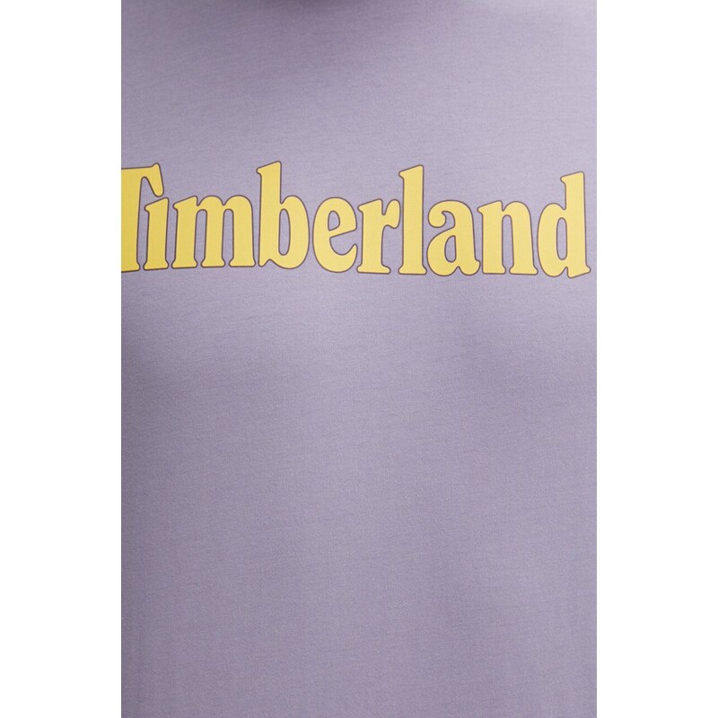 Timberland t-shirt in cotone uomo colore violetto TB0A5UPQEG71
