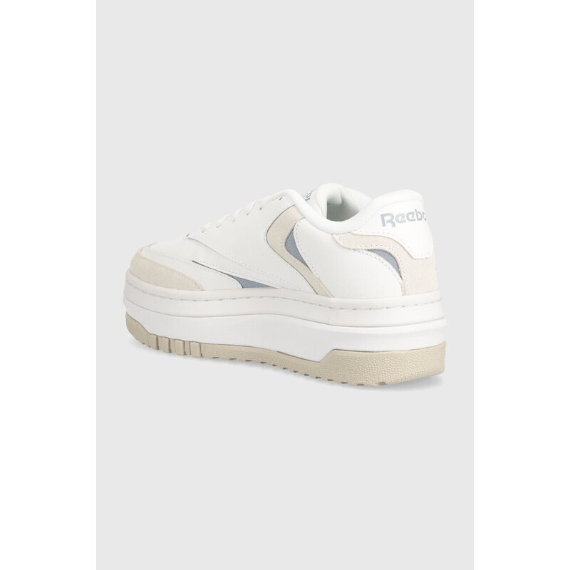 Reebok Classic sneakers in pelle Club C colore bianco 100201959