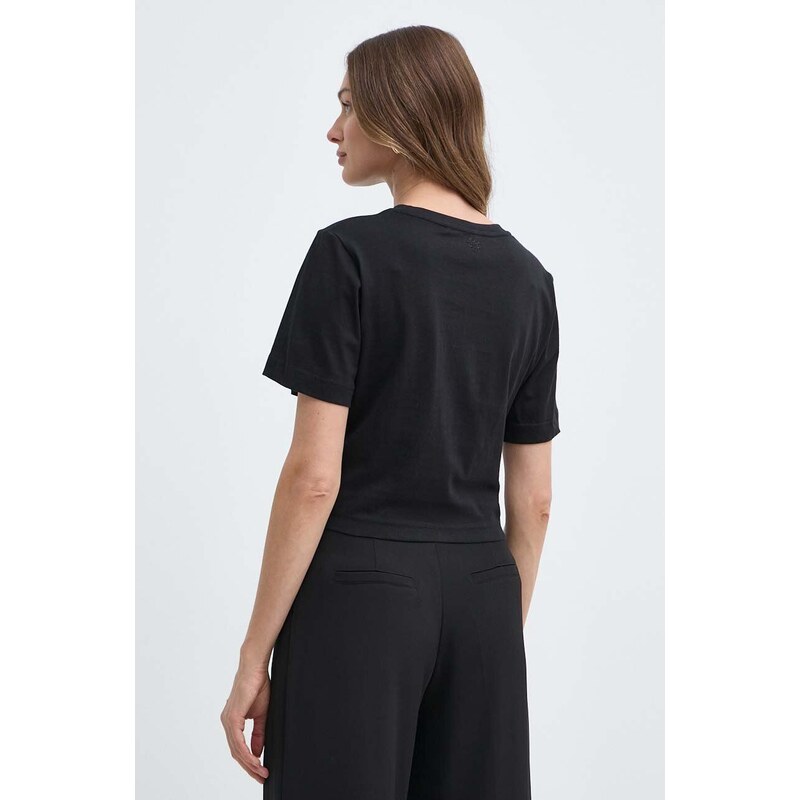 Silvian Heach t-shirt in cotone donna colore nero