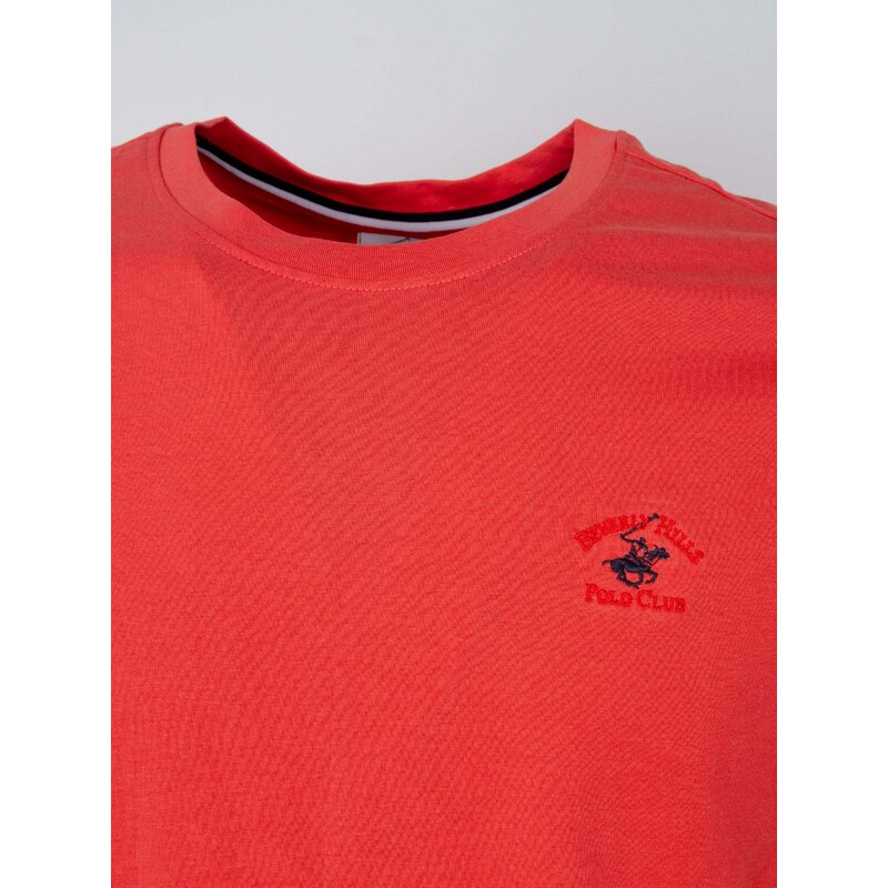 BEVERLY HILL`S POLO CLUB T-shirt in cotone con ricamo