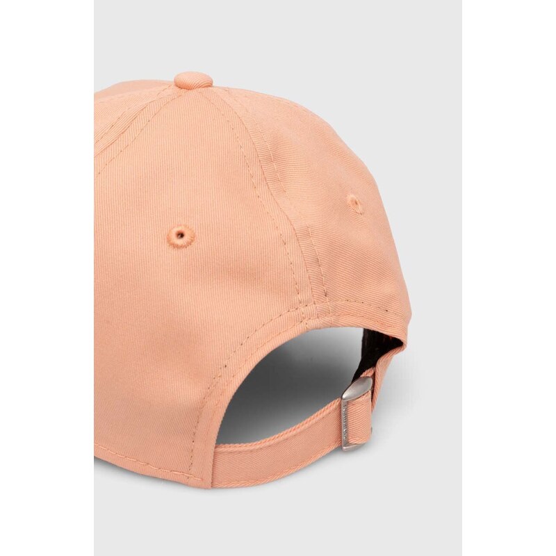 New Era berretto da baseball in cotone colore arancione con applicazione LOS ANGELES DODGERS