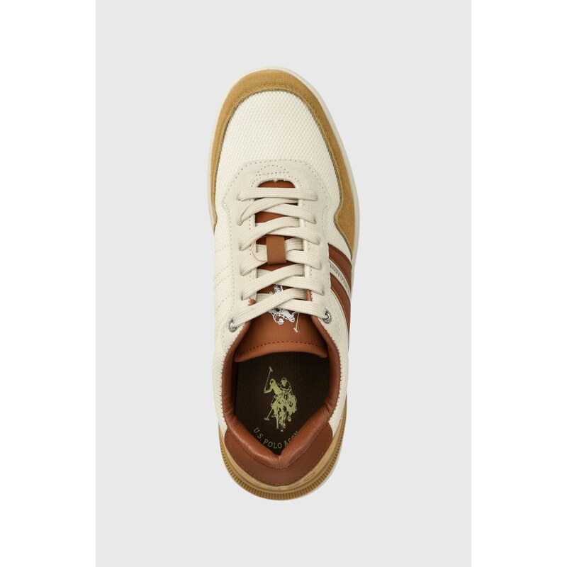 U.S. Polo Assn. sneakers NATE colore beige NATE001M 4MS1