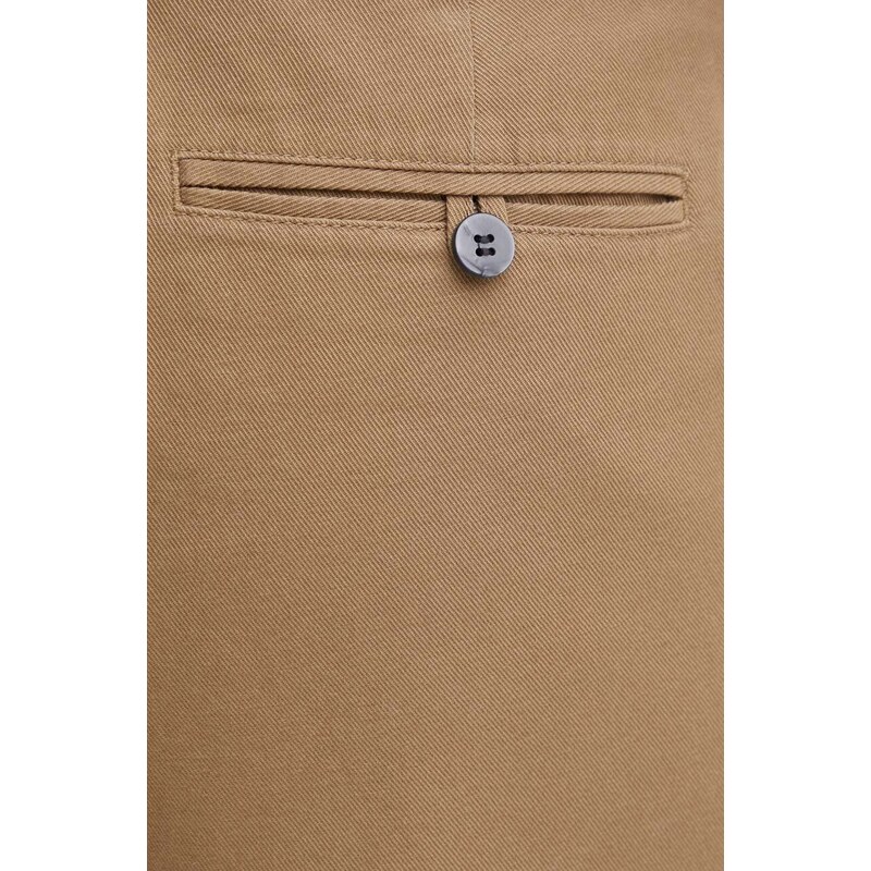 Sisley pantaloncini in cotone colore marrone