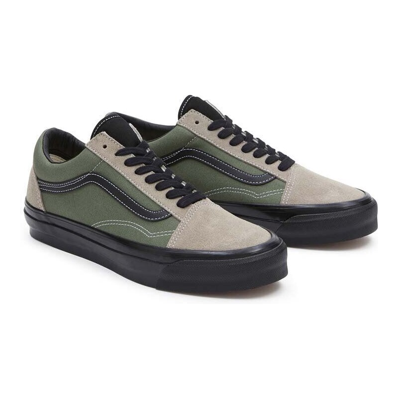 Vans scarpe da ginnastica Premium Standards Old Skool 36 uomo colore verde VN000CQDCL31
