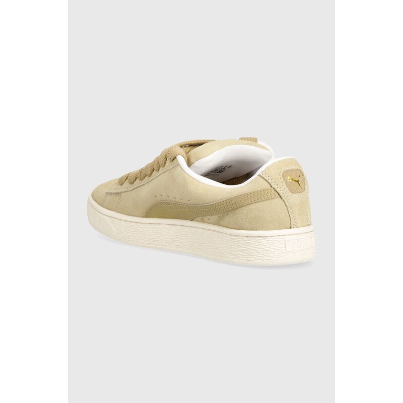Puma sneakers in pelle Suede XL colore beige 395205 396402