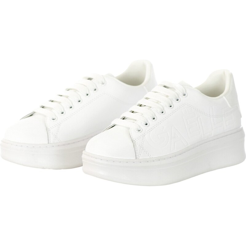 GAELLE PARIS - Sneakers con logo - Colore: Bianco,Taglia: 38