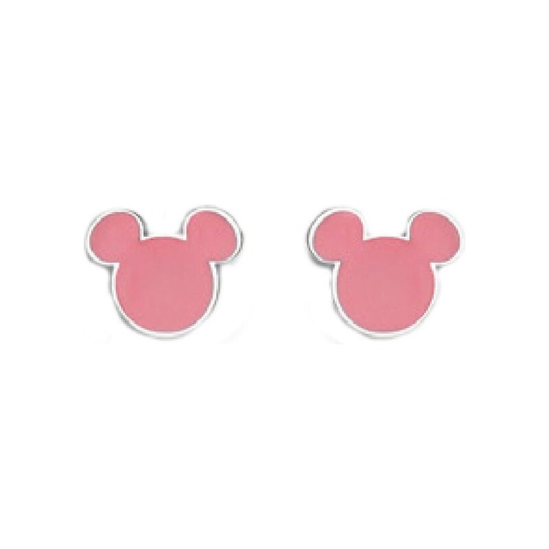 Orecchini bambina Disney in acciaio colore rosa e600201nkl.tp