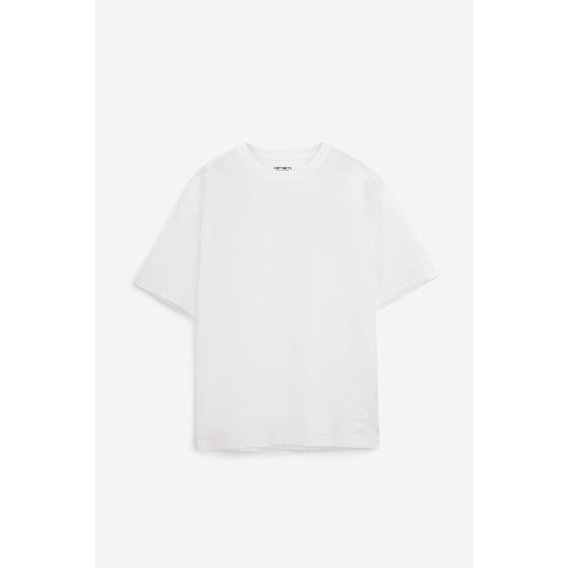 Carhartt WIP T-Shirt DAWSON SS in cotone bianco