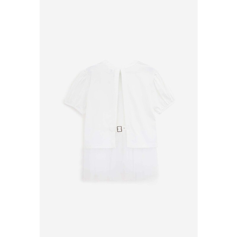 Comme Des Garcons Kei Ninomiya T-Shirt in cotone bianco